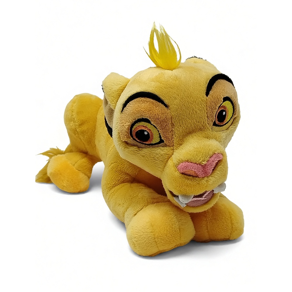 Disney Lion King Simba Plush 13" Stuffed Animal Polyester Cub Toy Figure Film